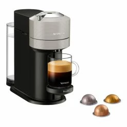 Buy ๐ Deals โ๏ธ Nespresso by Breville Vertuo Next Light Grey Capsule Coffee Machine BNV550GRY ๐ โจ