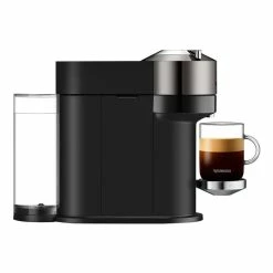 Hot Sale 👍 Outlet ✔️ Nespresso by Breville Vertuo Next Dark Chrome Deluxe Capsule Coffee Machine with Aeroccino BNV570DCR 🔔 🔔 -Appliances Sales 779452570 4 720x928