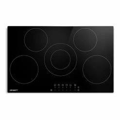 Discount ๐งจ Best Pirce ๐ฏ Devanti 90cm Ceramic Cooktop Electric Cook Top 5 Burner Stove Hob Touch Control 6-Zones ๐ โ