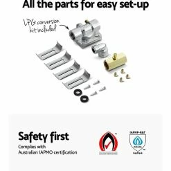 Top 10 🛒 Hot Sale 🛒 Devanti Gas Cooktop 60cm Gas Stove Cooker 4 Burner Cook Top Konbs NG LPG Steel 👏 🔔 -Appliances Sales 780377050 6 720x928