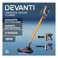Hot Sale โจ Cheap ๐ Devanti Handheld Vacuum Cleaner Cordless Stick Handstick Car Vac Bagless 2-Speed LED Headlight ๐ โญ 8 Hot Sale โจ Cheap ๐ Devanti Handheld Vacuum Cleaner Cordless Stick Handstick Car Vac Bagless 2-Speed LED Headlight ๐ โญ -Appliances Sales 780378040 3 720x928