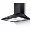 Wholesale 🌟 Budget 👏 Devanti Rangehood Range Hood 600mm Filter Included Black Stainless Steel Canopy LED Light Kitc 🔔 ⌛