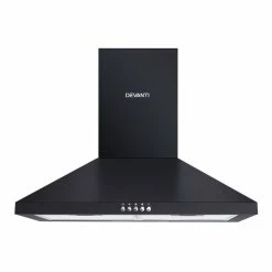 Wholesale 🌟 Budget 👏 Devanti Rangehood Range Hood 600mm Filter Included Black Stainless Steel Canopy LED Light Kitc 🔔 ⌛ -Appliances Sales 780389740 3 720x928