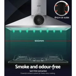 Cheapest ⌛ Cheap 😀 Devanti Range Hood 90cm 900mm Kitchen Canopy Stainless Steel Rangehood Wall Mount 🌟 🎉 8 Cheapest ⌛ Cheap 😀 Devanti Range Hood 90cm 900mm Kitchen Canopy Stainless Steel Rangehood Wall Mount 🌟 🎉 -Appliances Sales 780390010 3 720x928