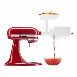 Wholesale ⌛ Best deal 🎁 KitchenAid Fruit And Vegetable Strainer White 5KSMFVSPA 💯 🥰