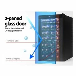 Hot Sale 💯 Flash Sale 😀 My Plaza Wine Cooler 28 Bottle Thermoelectric Chiller Storage Fridge Cellar Black 😍 😉 -Appliances Sales 795714040 3 720x928