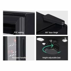 Hot Sale 💯 Flash Sale 😀 My Plaza Wine Cooler 28 Bottle Thermoelectric Chiller Storage Fridge Cellar Black 😍 😉 -Appliances Sales 795714040 4 720x928