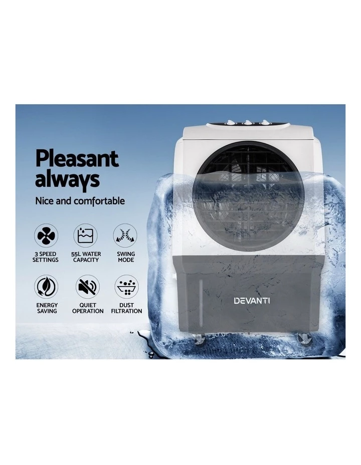 Top 10 ๐งจ Coupon ๐ Devanti Evaporative Air Cooler Industrial Commercial Portable Water Fan Workshop โญ โจ 3 Top 10 ๐งจ Coupon ๐ Devanti Evaporative Air Cooler Industrial Commercial Portable Water Fan Workshop โญ โจ - Image 3