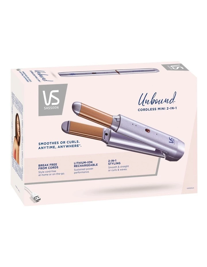 Cheap ๐ Budget ๐ VS Sassoon Unbound Cordless 2 In 1 Metallic Purple Mini Hair Styler VSS300UA ๐ โค๏ธ 4 Cheap ๐ Budget ๐ VS Sassoon Unbound Cordless 2 In 1 Metallic Purple Mini Hair Styler VSS300UA ๐ โค๏ธ - Image 4