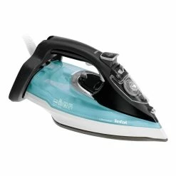 Brand new 🧨 Deals 👏 Tefal Ultimate Airglide Iron Black/Blue FV9753 ❤️ 🛒
