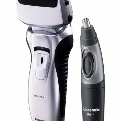 Flash Sale ⭐ Top 10 ✨ Panasonic 2-Blade Rechargeable Wet & Dry Shaver Silver ES-RW30CM541 💯 🌟
