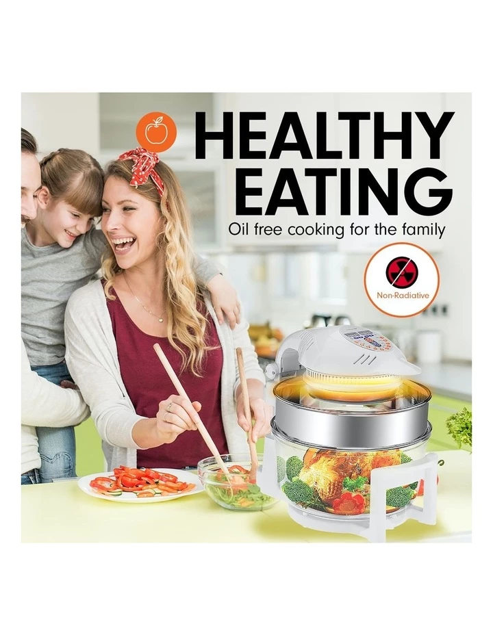 Outlet ๐ Brand new โ Pronti 17l Digital Turbo Convection Oven Electric Cooker Air Frier 1400w Fat Free Cook ๐ ๐ฏ 3 Outlet ๐ Brand new โ Pronti 17l Digital Turbo Convection Oven Electric Cooker Air Frier 1400w Fat Free Cook ๐ ๐ฏ - Image 3