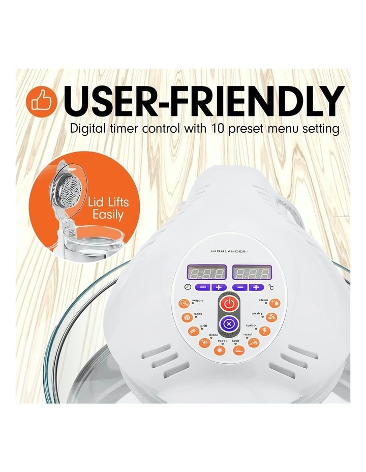 Outlet ๐ Brand new โ Pronti 17l Digital Turbo Convection Oven Electric Cooker Air Frier 1400w Fat Free Cook ๐ ๐ฏ 4 Outlet ๐ Brand new โ Pronti 17l Digital Turbo Convection Oven Electric Cooker Air Frier 1400w Fat Free Cook ๐ ๐ฏ - Image 4