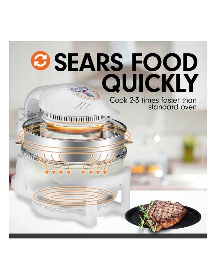 Outlet ๐ Brand new โ Pronti 17l Digital Turbo Convection Oven Electric Cooker Air Frier 1400w Fat Free Cook ๐ ๐ฏ 5 Outlet ๐ Brand new โ Pronti 17l Digital Turbo Convection Oven Electric Cooker Air Frier 1400w Fat Free Cook ๐ ๐ฏ - Image 5