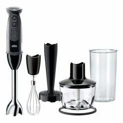 Brand new ✔️ Outlet ✨ Braun MultiQuick 5 Hand Blender Black/Grey MQ5237BK 💯 🔥