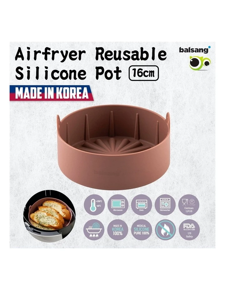 Buy 🤩 Best Pirce 🎉 Princess Trade Airfryer Reusable Silicone Pot Small - BROWN 🔔 👏 2 Buy 🤩 Best Pirce 🎉 Princess Trade Airfryer Reusable Silicone Pot Small - BROWN 🔔 👏 - Image 2