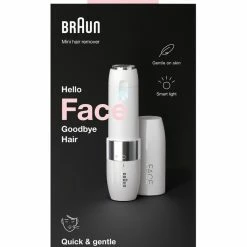 Brand new 🛒 Budget 🔔 Braun Face Mini Hair Remover Electric Facial Hair Removal for 👩 Women White FS1000 🔔 🔔