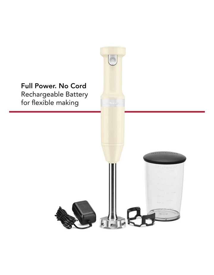 Coupon 🌟 Best Sale 👏 KitchenAid Cordless Variable Speed Hand Blender Almond Cream 5KHBBV83AAC 💯 ⭐ 3 Coupon 🌟 Best Sale 👏 KitchenAid Cordless Variable Speed Hand Blender Almond Cream 5KHBBV83AAC 💯 ⭐ - Image 3
