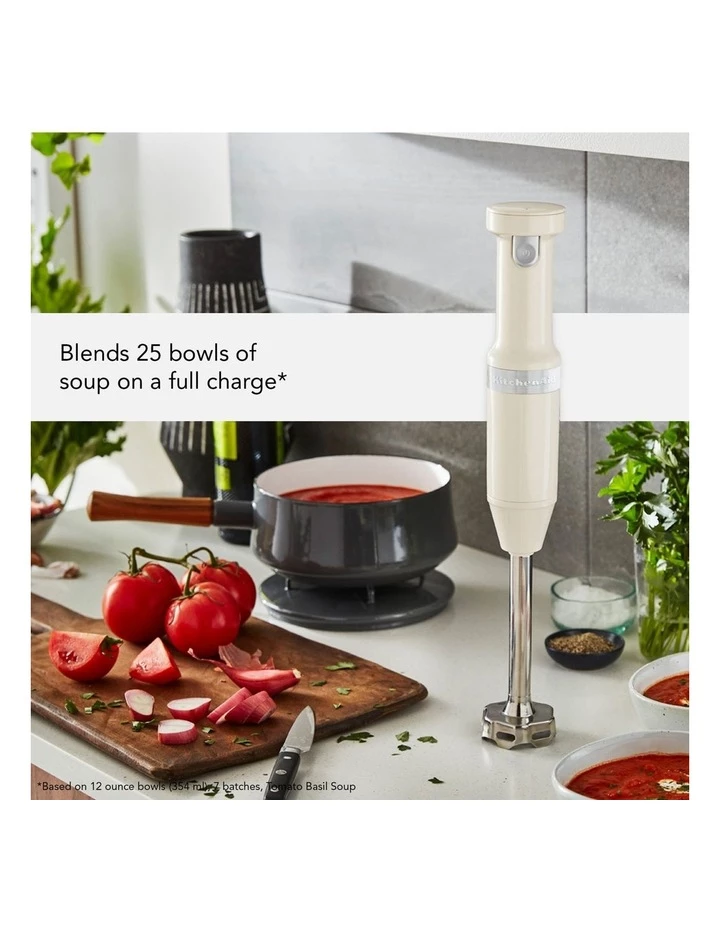 Coupon 🌟 Best Sale 👏 KitchenAid Cordless Variable Speed Hand Blender Almond Cream 5KHBBV83AAC 💯 ⭐ 4 Coupon 🌟 Best Sale 👏 KitchenAid Cordless Variable Speed Hand Blender Almond Cream 5KHBBV83AAC 💯 ⭐ - Image 4