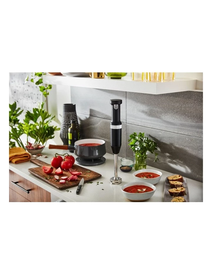 Hot Sale 😉 Best Sale ❤️ KitchenAid Cordless Variable Speed Hand Blender Matte Black 5KHBBV83ABM 🎉 🔥 6 Hot Sale 😉 Best Sale ❤️ KitchenAid Cordless Variable Speed Hand Blender Matte Black 5KHBBV83ABM 🎉 🔥 - Image 6