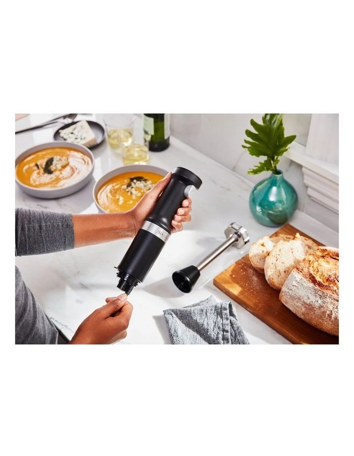 Hot Sale 😉 Best Sale ❤️ KitchenAid Cordless Variable Speed Hand Blender Matte Black 5KHBBV83ABM 🎉 🔥 7 Hot Sale 😉 Best Sale ❤️ KitchenAid Cordless Variable Speed Hand Blender Matte Black 5KHBBV83ABM 🎉 🔥 - Image 7