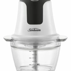 New ❤️ Coupon 🤩 Sunbeam White Mini Glass MultiChopper FCP1000WH ❤️ 😍