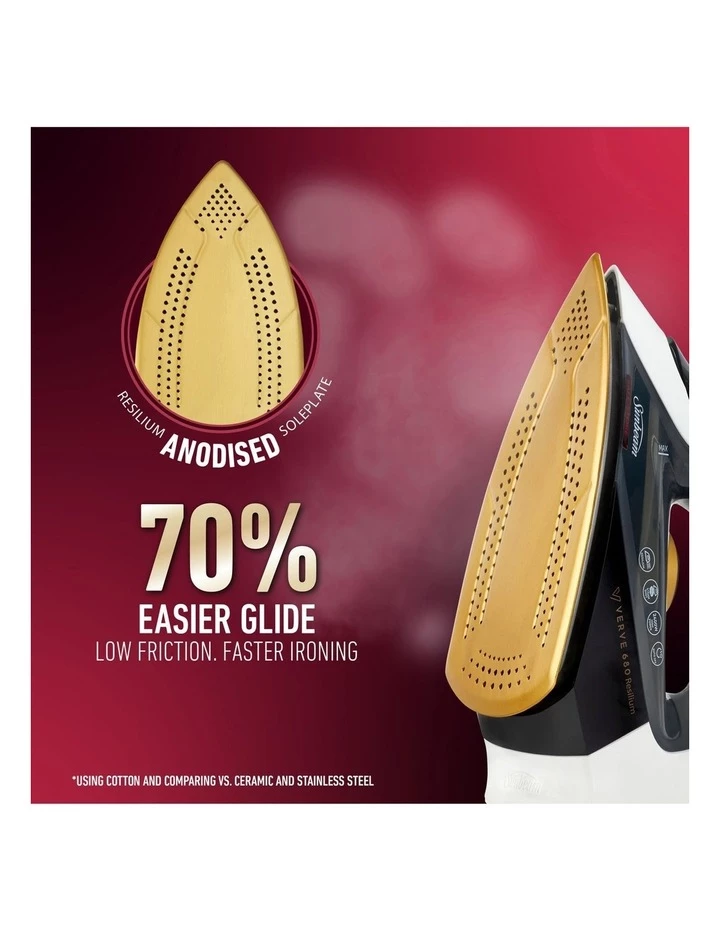 New 😍 Best Pirce 🌟 Sunbeam Verve 680 Resilium White Steam Iron SRA6800 🔔 🎉 2 New 😍 Best Pirce 🌟 Sunbeam Verve 680 Resilium White Steam Iron SRA6800 🔔 🎉 - Image 2