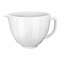 Buy 🧨 Outlet 🛒 KitchenAid 4.7L Tilt Head Stand Mixer Shell Ceramic Bowl White 5KSM2CB5PWS 🧨 🎁