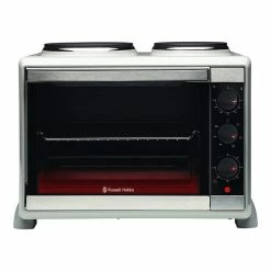 Flash Sale ๐ Buy โค๏ธ Russell Hobbs Compact Kitchen Toaster Oven Stailess Steel โ ๐