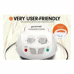 Wholesale ⌛ Cheapest 🎁 Pronti 17L Digital Turbo Convection Oven Electric Cooker Air Fryer 1400W Heater 🛒 🎉 -Appliances Sales 835436710 3 720x928