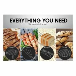 Wholesale ⌛ Cheapest 🎁 Pronti 17L Digital Turbo Convection Oven Electric Cooker Air Fryer 1400W Heater 🛒 🎉 -Appliances Sales 835436710 6 720x928