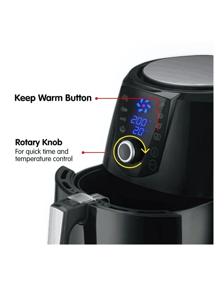 Deals ๐ฅฐ Best Pirce ๐ Pronti 7.2L 1800W Electric Air Fryer Healthy Cooker Fryers Kitchen Oven Oil Free ๐ ๐ 5 Deals ๐ฅฐ Best Pirce ๐ Pronti 7.2L 1800W Electric Air Fryer Healthy Cooker Fryers Kitchen Oven Oil Free ๐ ๐ - Image 5