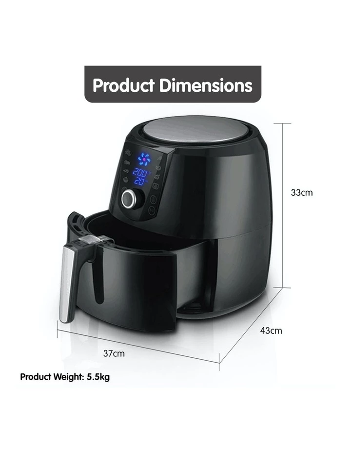 Deals ๐ฅฐ Best Pirce ๐ Pronti 7.2L 1800W Electric Air Fryer Healthy Cooker Fryers Kitchen Oven Oil Free ๐ ๐ 7 Deals ๐ฅฐ Best Pirce ๐ Pronti 7.2L 1800W Electric Air Fryer Healthy Cooker Fryers Kitchen Oven Oil Free ๐ ๐ - Image 7