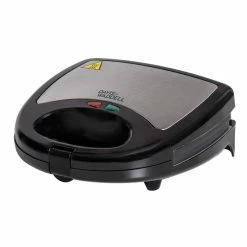 Best Sale 🔥 Promo 👍 Davis & Waddell 2 1 Non-Stick Jaffle & Donut Maker Black DES0461 😀 🧨