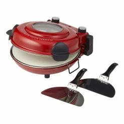 New ๐งจ New ๐คฉ MasterPro The Ultimate Pizza Oven with Window Red MPPIZZAWRD โ ๐