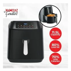 Budget 👏 Cheap 🔥 Kitchen Couture 11.5 Litre Air Fryer Multifunctional LCD Digital Display Black 🧨 ✔️ -Appliances Sales 843647140 4 720x928