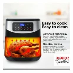 Hot Sale ๐ Wholesale ๐ Kitchen Couture 12 Litre Air Fryer Multifunctional LCD One Touch Display Silver ๐คฉ ๐ 9 Hot Sale ๐ Wholesale ๐ Kitchen Couture 12 Litre Air Fryer Multifunctional LCD One Touch Display Silver ๐คฉ ๐ -Appliances Sales 843647230 3 720x928
