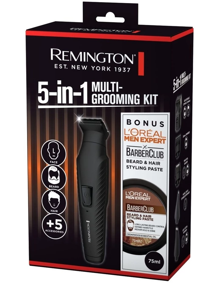 New ๐ Best Sale ๐คฉ Remington 5-In-1 Multi Grooming Kit With Bonus L'Oreal Beard Paste Black PG6300AU ๐ ๐ฅฐ 7 New ๐ Best Sale ๐คฉ Remington 5-In-1 Multi Grooming Kit With Bonus L'Oreal Beard Paste Black PG6300AU ๐ ๐ฅฐ - Image 7