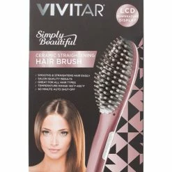 Buy โค๏ธ Promo ๐ Vivitar Ceramic Hair Straightening Brush/Comb Straightener Temp Control Rose โค๏ธ โจ 11 Buy โค๏ธ Promo ๐ Vivitar Ceramic Hair Straightening Brush/Comb Straightener Temp Control Rose โค๏ธ โจ -Appliances Sales 852350140 5 720x928