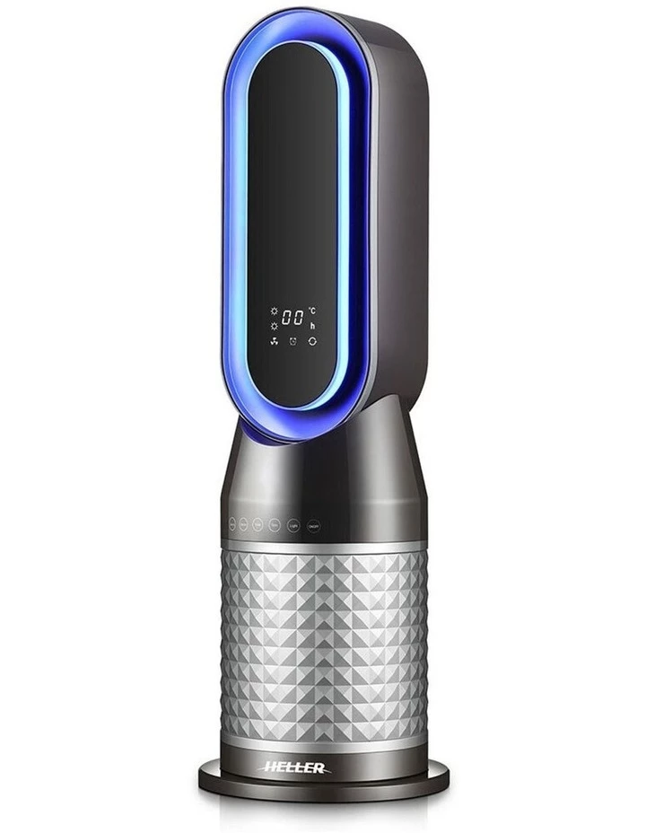 Flash Sale ๐ Promo ๐ HELLER Bladeless LED Portable Indoor Fan Heater w/ Remote/Timer Black 2000W 70cm โญ ๐ 1 Flash Sale ๐ Promo ๐ HELLER Bladeless LED Portable Indoor Fan Heater w/ Remote/Timer Black 2000W 70cm โญ ๐