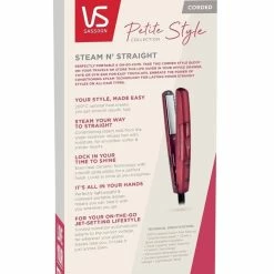 Budget 👍 Cheap 🧨 VS Sassoon Petite Style Steam N' Straight Hair Straightener Pimento VSLE18A 🎁 😀 -Appliances Sales 858805030 5 720x928