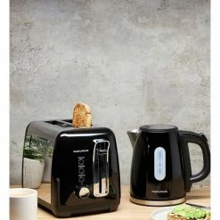 Hot Sale ⌛ Best deal 😀 Morphy Richards Equip 2 Slice Toaster Black MRET02B 🔥 ✔️ -Appliances Sales 859361410 7 720x928