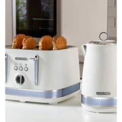 Promo 🥰 Buy ❤️ Morphy Richards Illumination 4 Slice Toaster White/Black 248021 🎉 🎁 -Appliances Sales 859362220 4 720x928