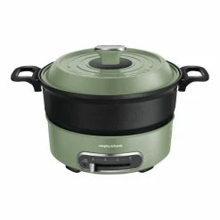 Promo 🤩 Buy ❤️ Morphy Richards Multi Function Round Pot Green MRMP18G ⌛ ✔️
