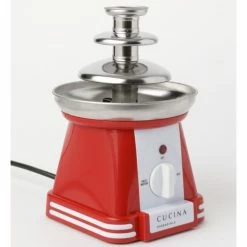Flash Sale 😍 Best deal 😍 Cucina Essenziale Chocolate Fountain Maker Red CSKM02R ❤️ ⭐
