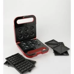 Cheapest 😉 Deals ✔️ Cucina Essenziale 3 in 1 Snack Maker Red CSKM02R 🌟 💯 -Appliances Sales 859370410 3 720x928