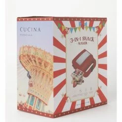 Cheapest 😉 Deals ✔️ Cucina Essenziale 3 in 1 Snack Maker Red CSKM02R 🌟 💯 -Appliances Sales 859370410 5 720x928