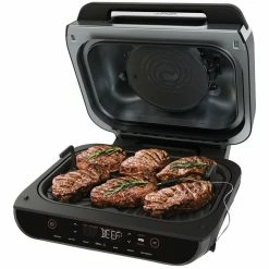 Flash Sale ❤️ Outlet 🎁 Ninja Foodi Smart XL Grill & Air Fryer Black /Stainless Steel AG551 ✨ 🔥 -Appliances Sales 859723930 4 720x928