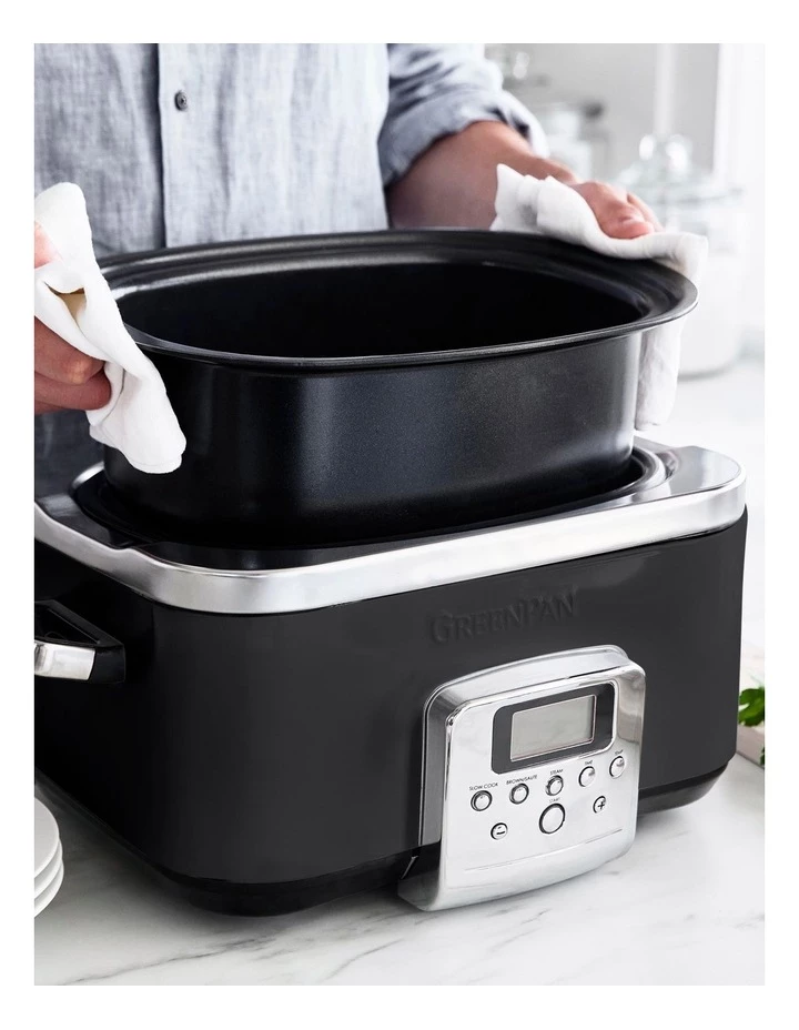 Hot Sale β€οΈ Best Pirce β€οΈ GreenPan 6L Slow Cooker Black CC005723-003 π π 4 Hot Sale β€οΈ Best Pirce β€οΈ GreenPan 6L Slow Cooker Black CC005723-003 π π - Image 4