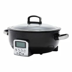 Best Pirce 🔥 Buy 🤩 GreenPan 5.6L Power Pan Black CC005727-003 😍 🎉